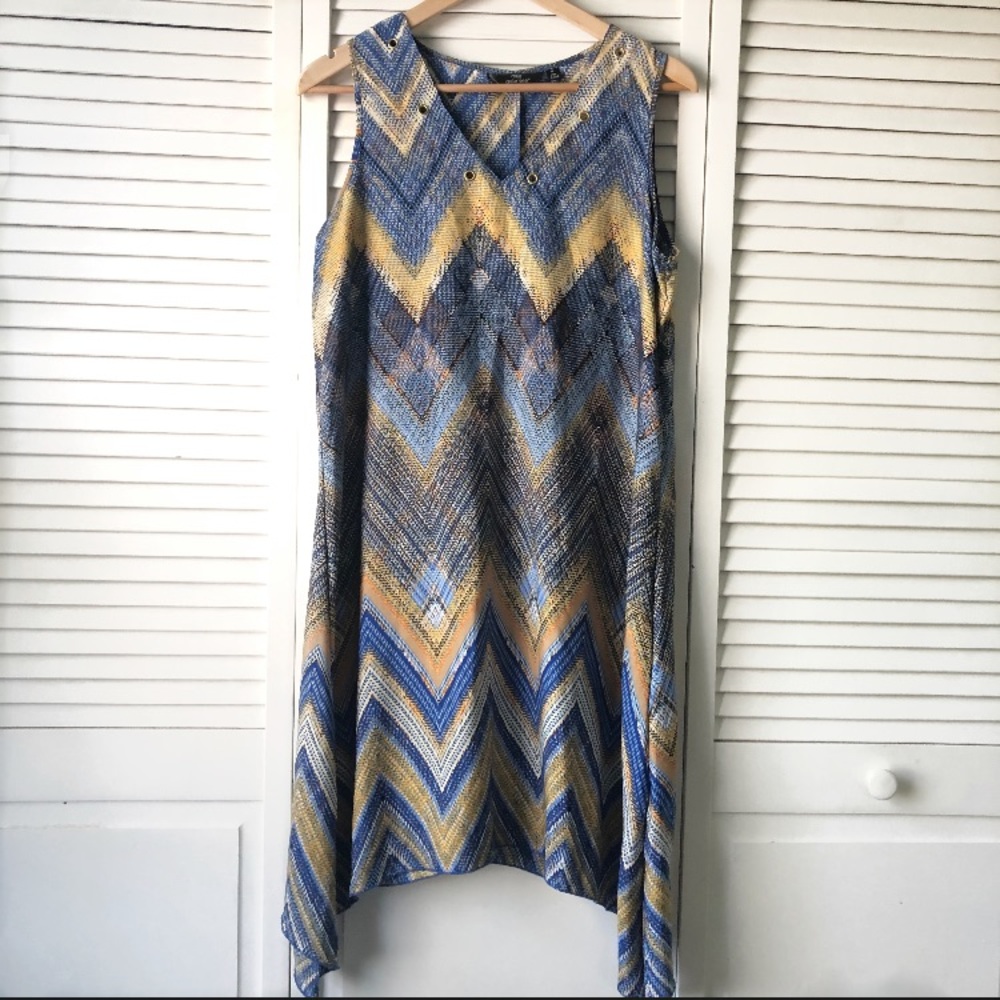 Mlle Gabrielle Asymmetrical Hem Dress